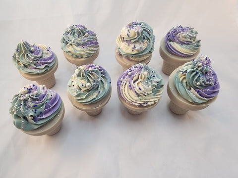 Blackberry & Sage Handmade Artisan Ice cream cone Soap
