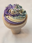 Blackberry & Sage Handmade Artisan Ice cream cone Soap