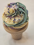 Blackberry & Sage Handmade Artisan Ice cream cone Soap
