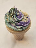 Blackberry & Sage Handmade Artisan Ice cream cone Soap
